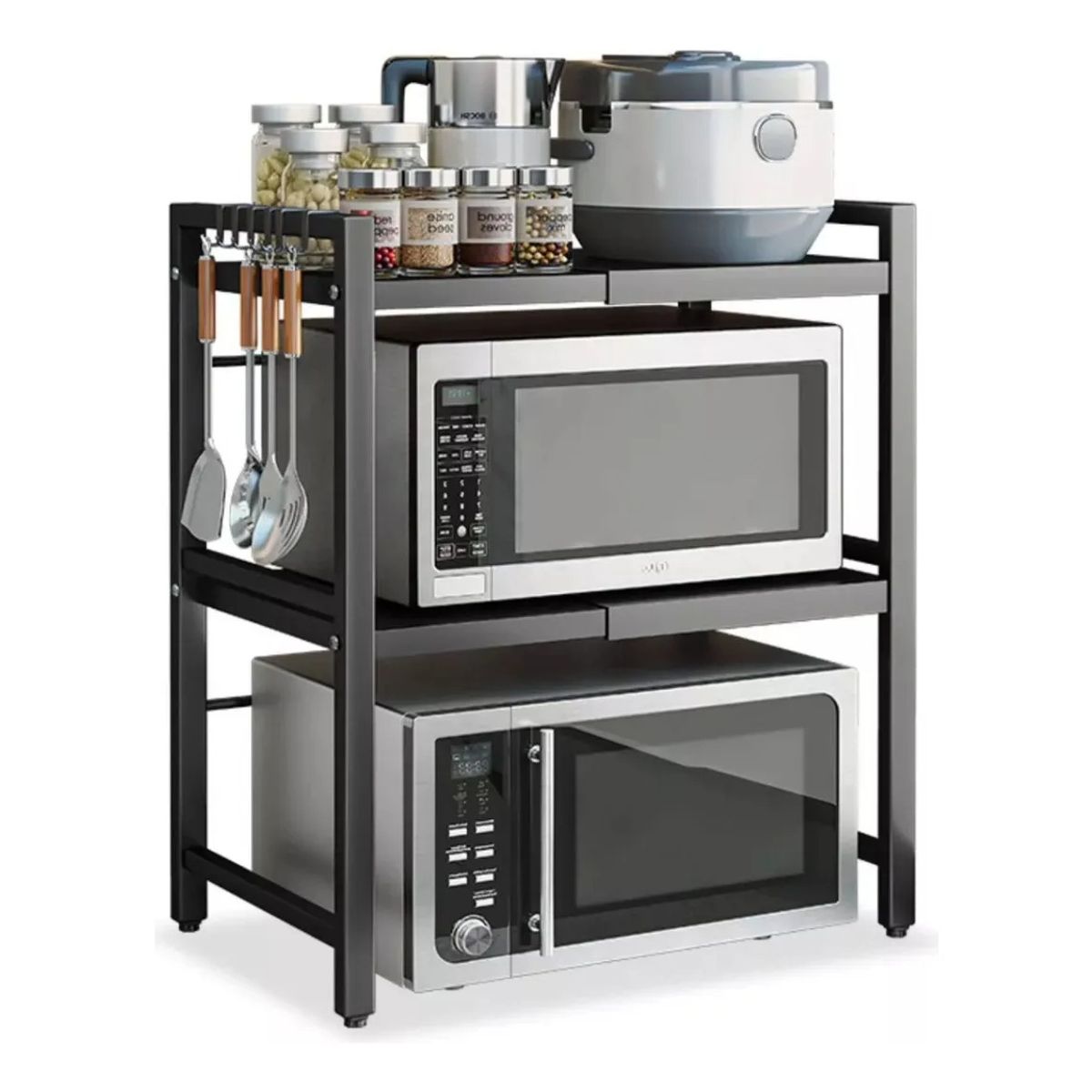 EVERSO - Rack Estante Organizador Multiusos Cocina Estante 3 Niveles