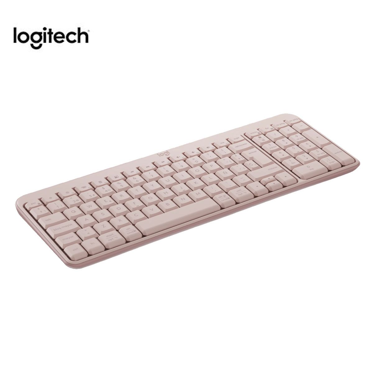 LOGITECH - Teclado  Logitech  K250 Colro Rosado Bluetooth