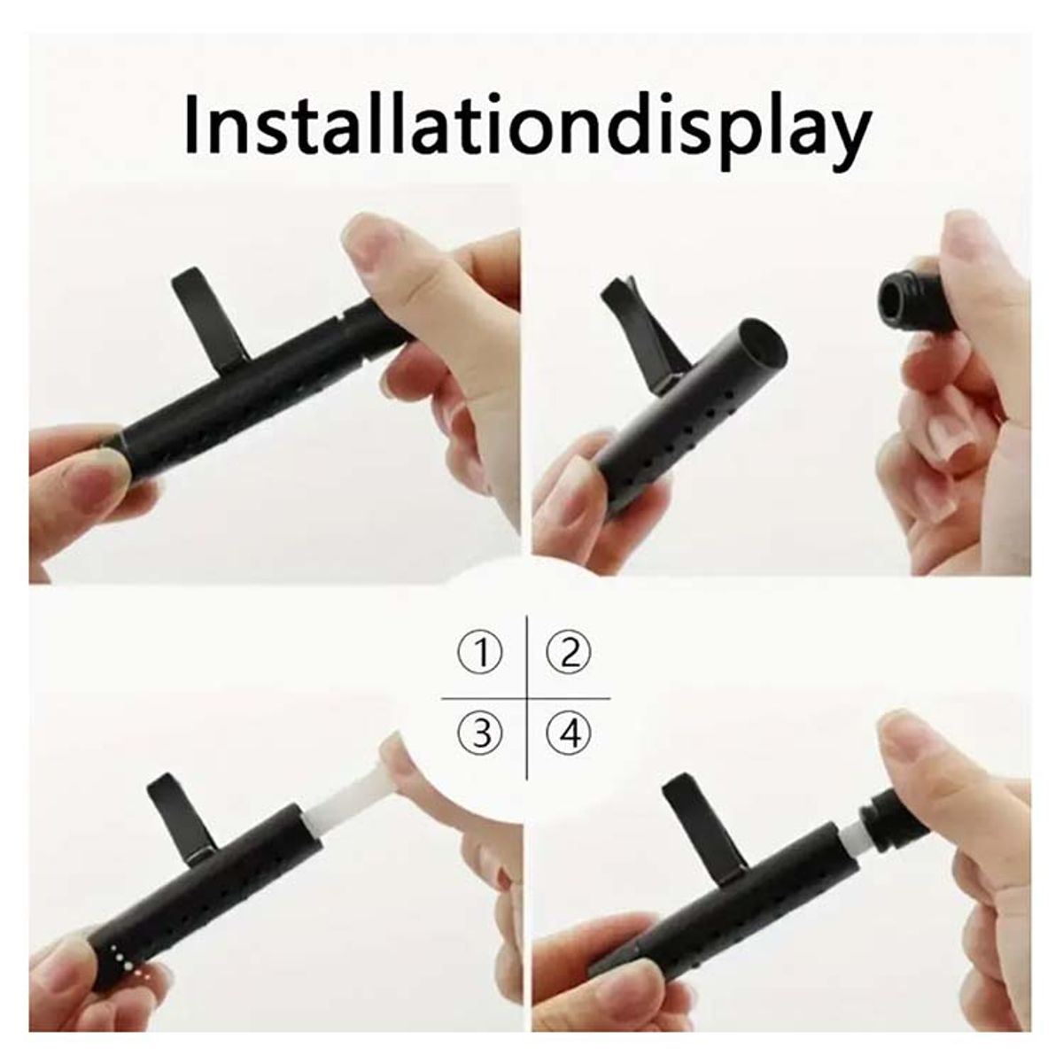 GENERICO - Difusor Ambientador para Auto + 5 Aromas