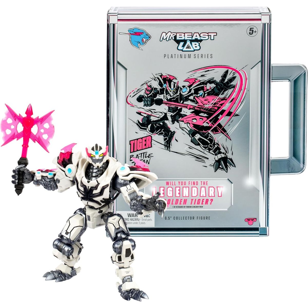 MARVEST - Figura MR BEAST LAB Platinum Series Tiger Battle Titan