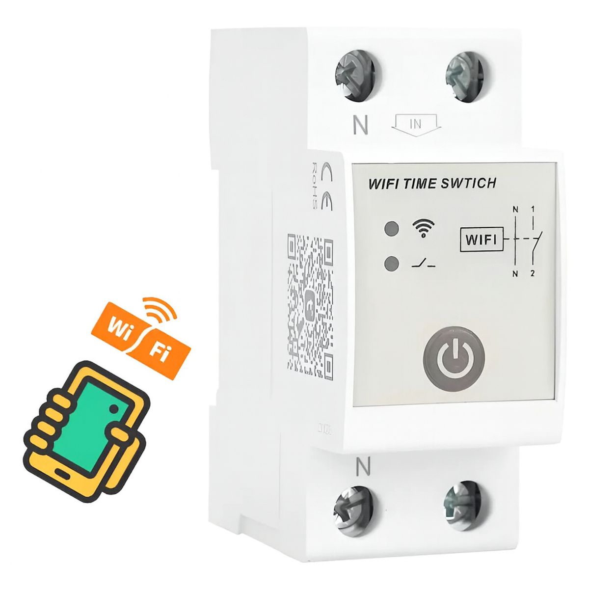 GENERICO - Temporizador Interruptor Wifi Para Terma De 32a  Tuya Smart