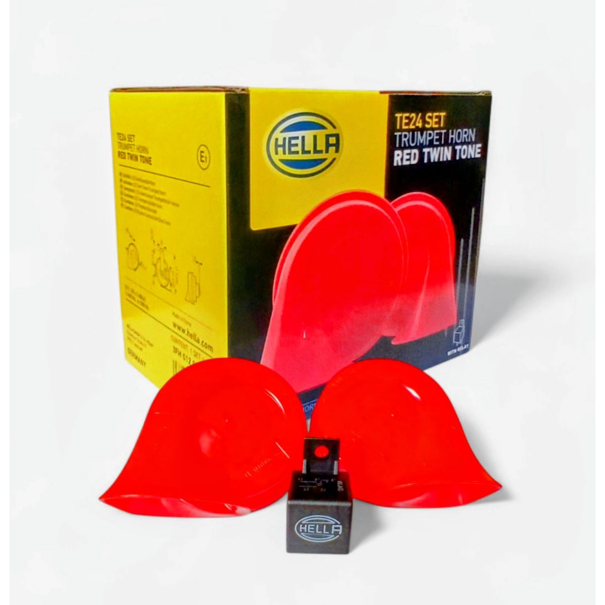 HELLA - Claxon hella modelo doble caracol con relay