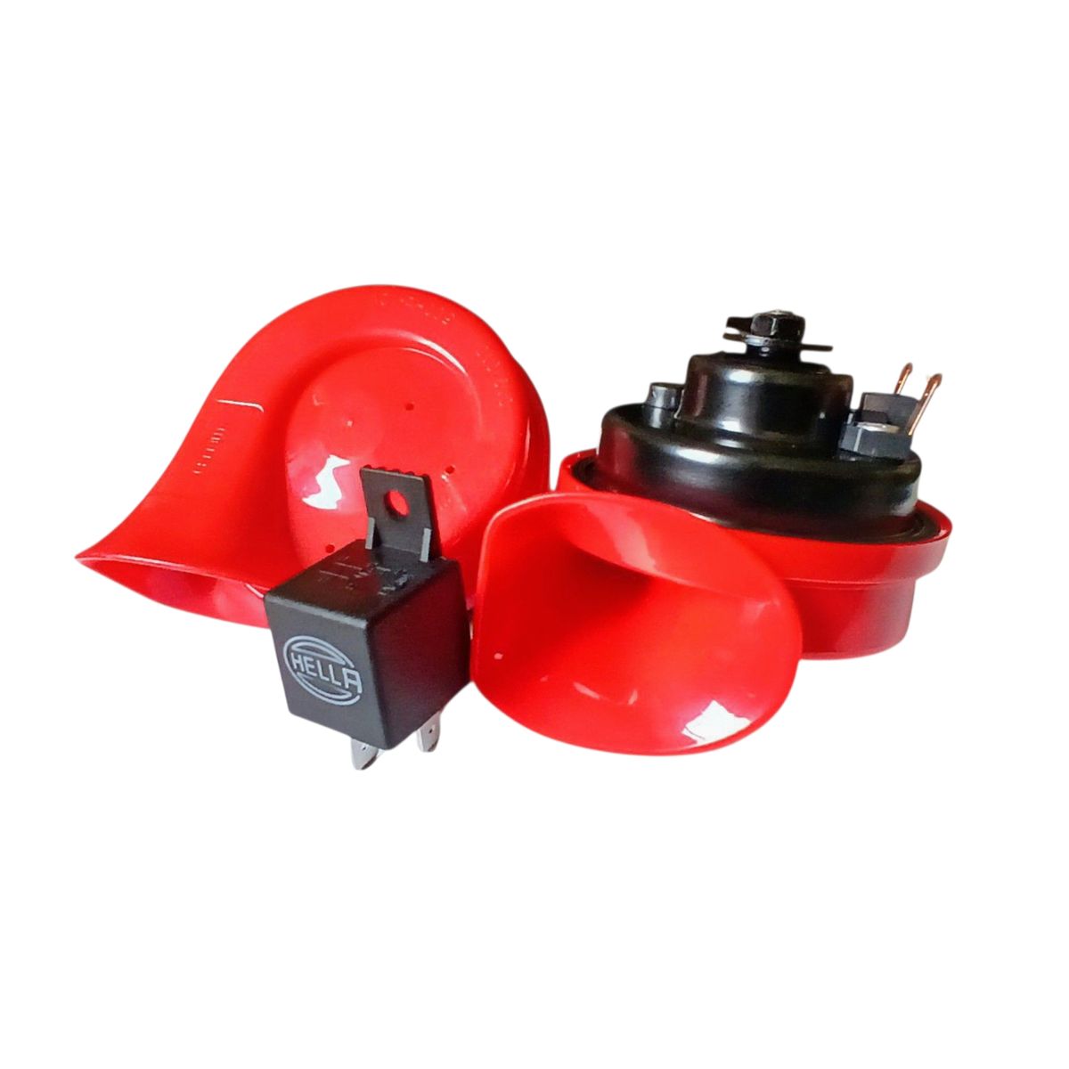 HELLA - Claxon hella modelo doble caracol con relay