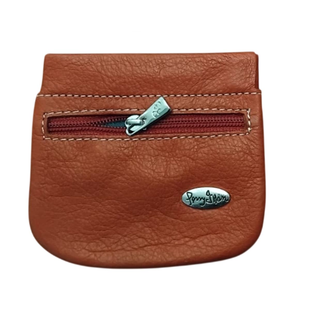 PERRY JHAN - Monedero minimalista de Cuero