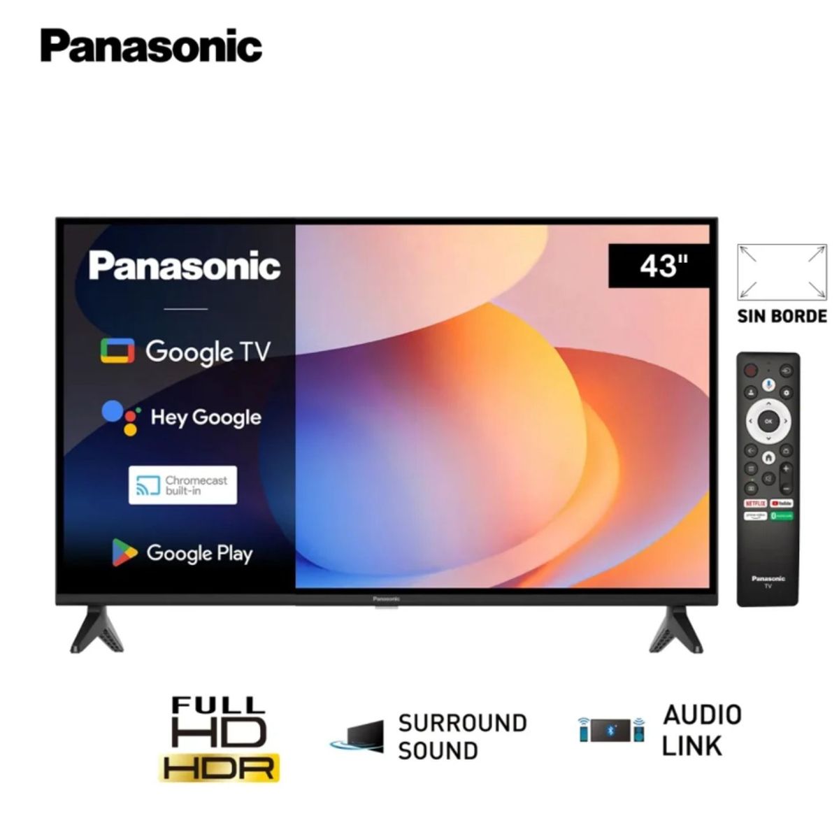 PANASONIC - Televisor 43 Led Full HD Panasonic TC-43NS600P