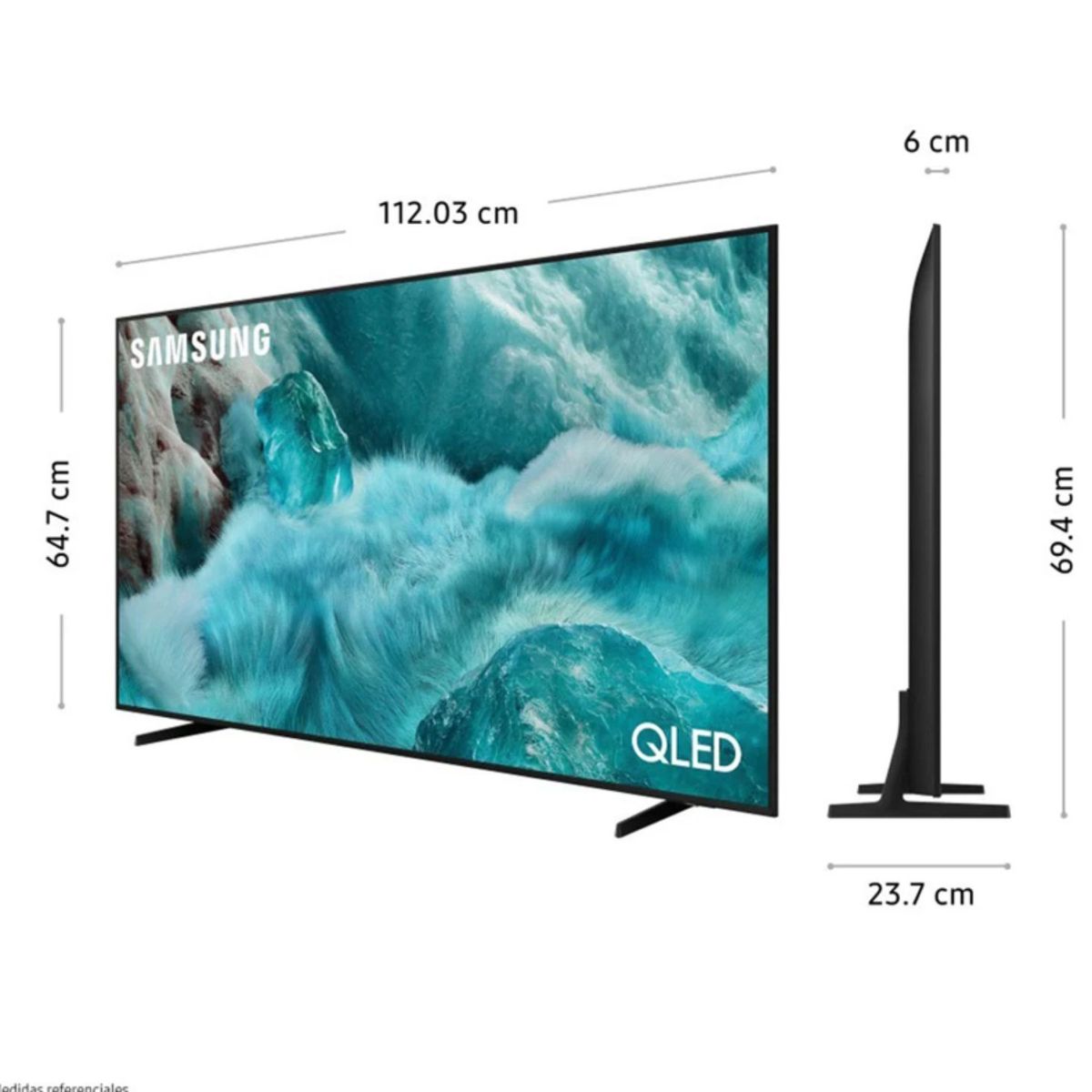 SAMSUNG - TELEVISOR SMART TV SAMSUNG 4K ULTRA HD 50” VISION AI QN50Q7FAAGXPE