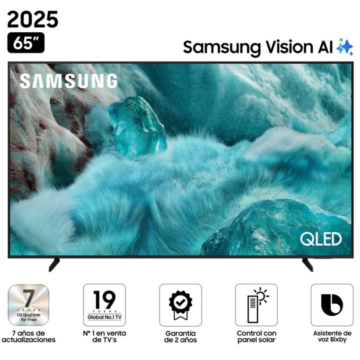 SAMSUNG - Televisor Samsung 65" QN65Q7FAAGXPE QLED Tizen 8.0