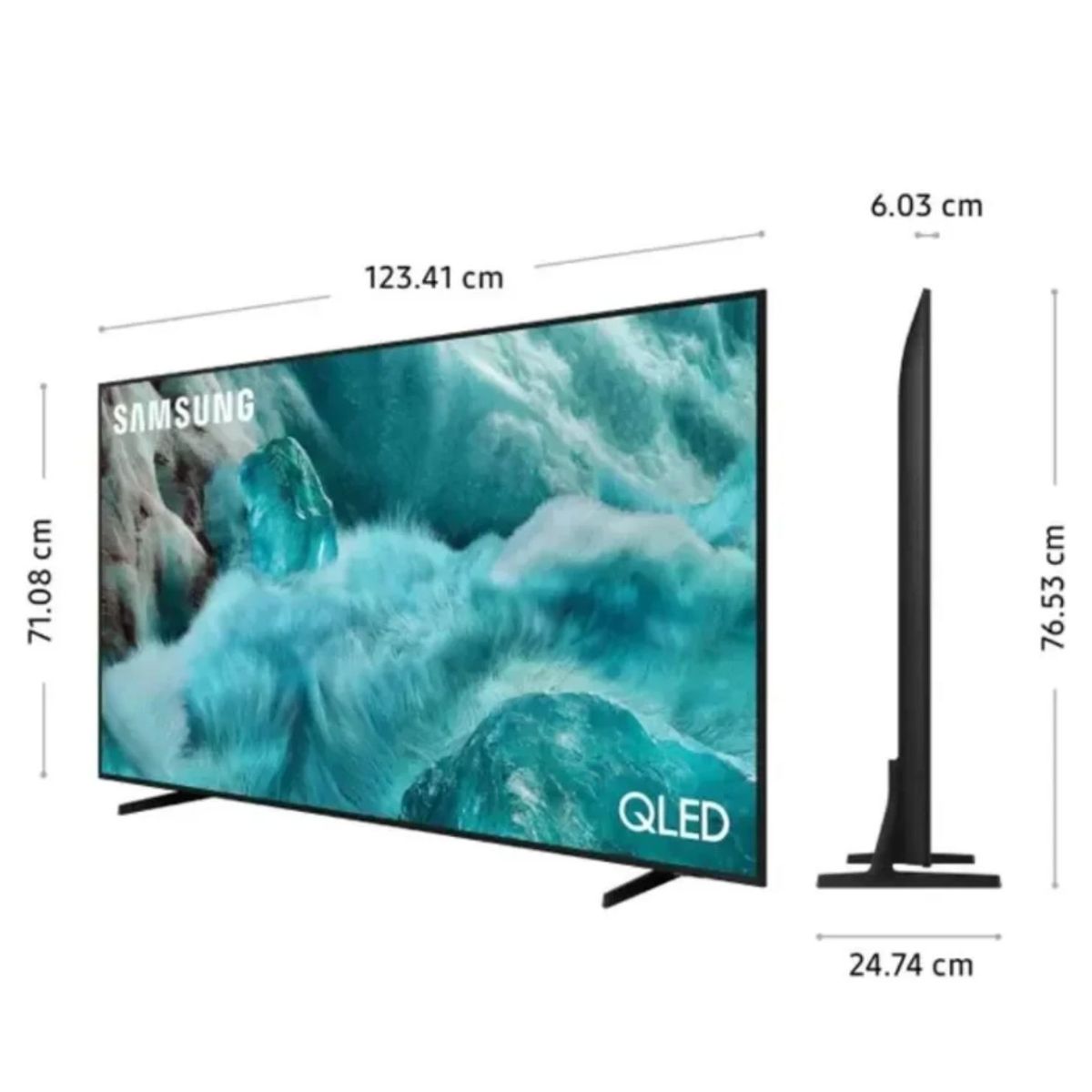 SAMSUNG - Televisor SAMSUNG QLED 55 UHD 4K Vision AI Smart TV QN55Q7FAAGXPE