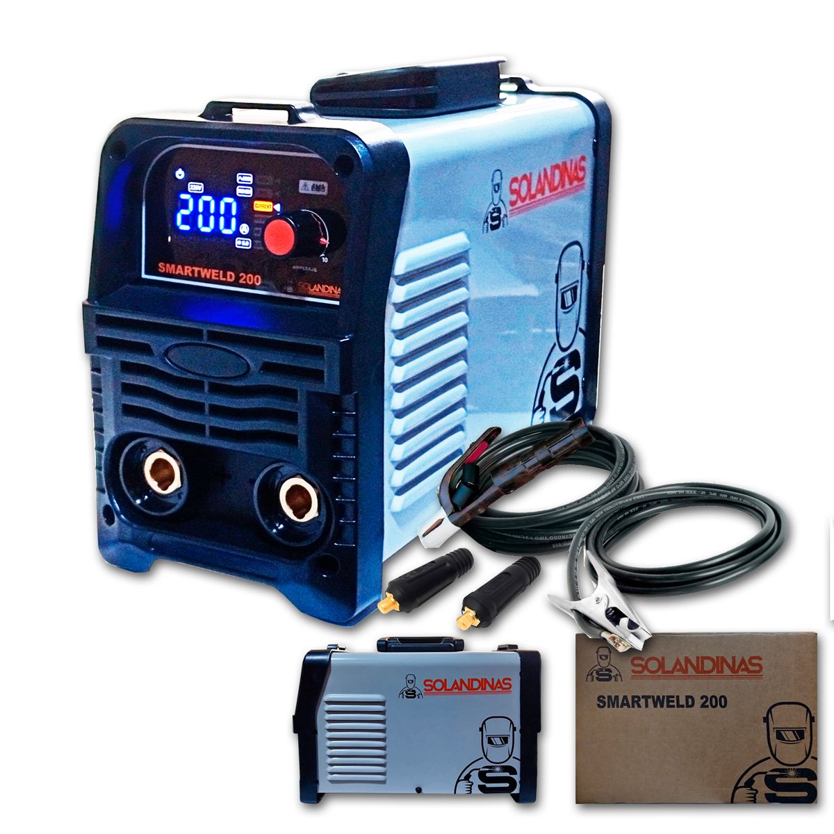 GENERICO - Máquina de Soldar 200A SOLANDINA SMARTWELD 200