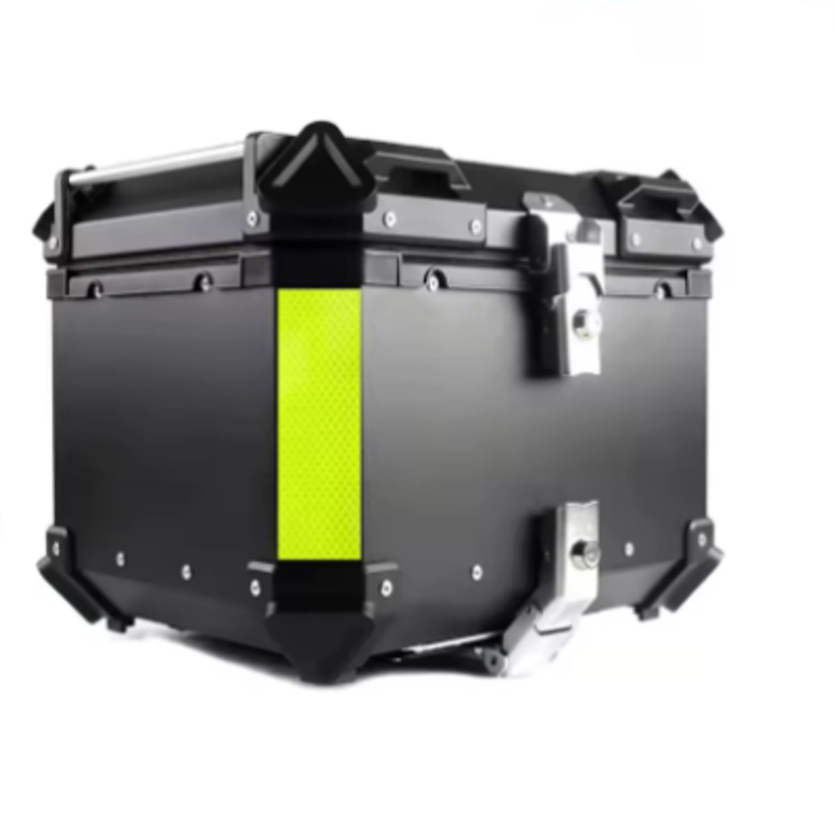 GENERICO - CAJUELA LATERAL DE ABS PARA MOTO 55L- NEGRO