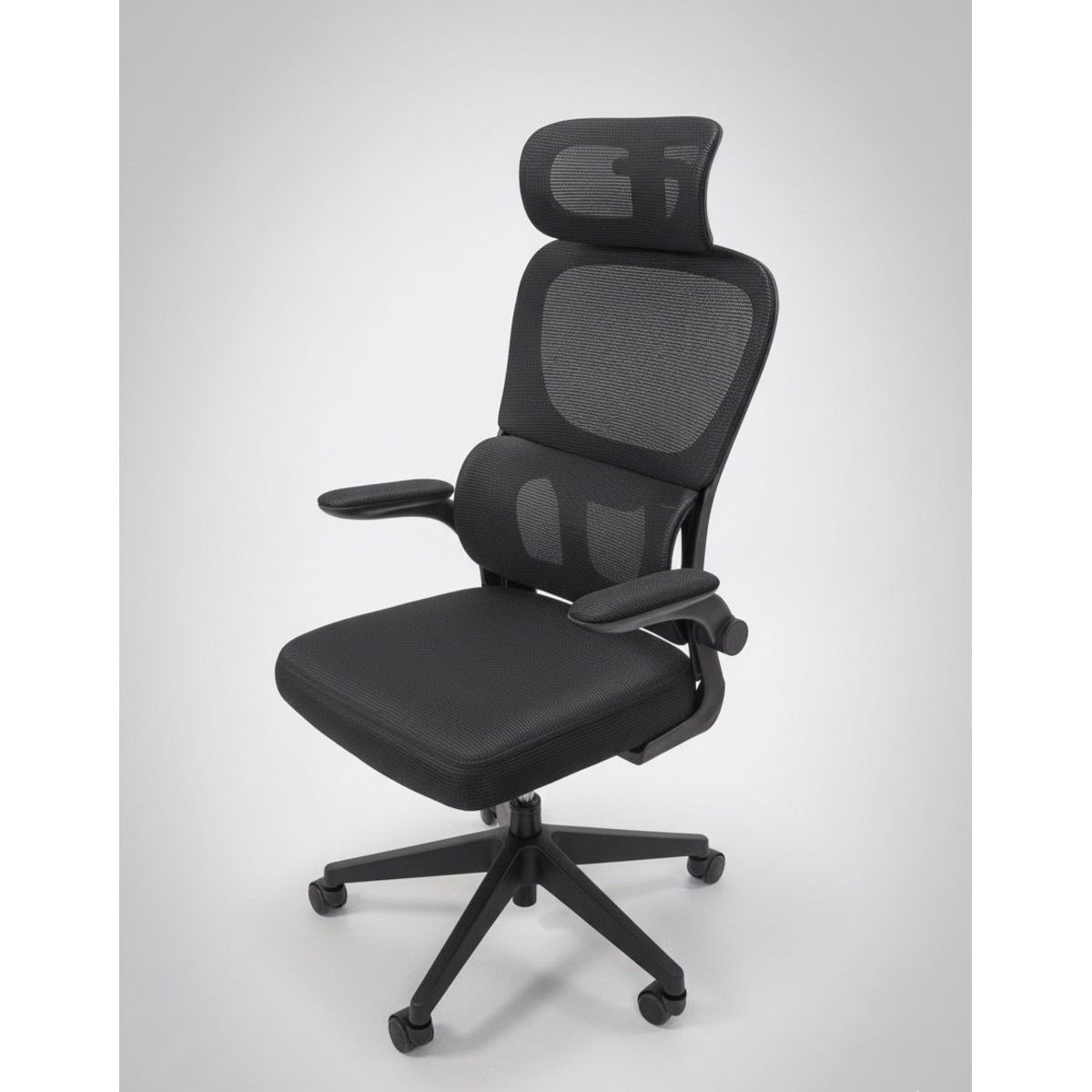 GENERICO - Silla EJECUTIVA ZAYDEN con REPOSA CUELLO Y SOPORTE LUMBAR - KENDO