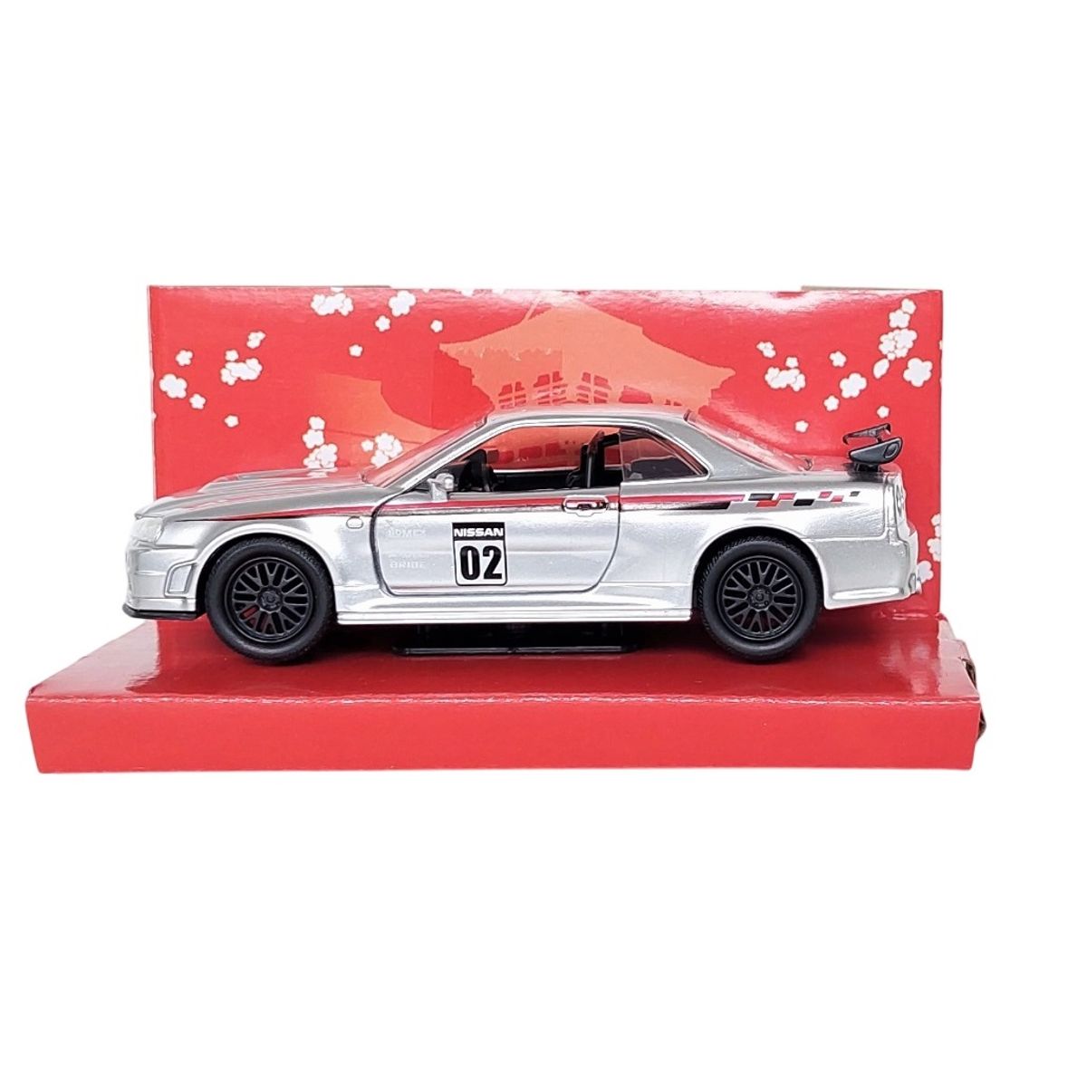 JADA TOYS - AUTO COLECCION NISSAN SKYLINE PLATEADO ESCALA 1: 32