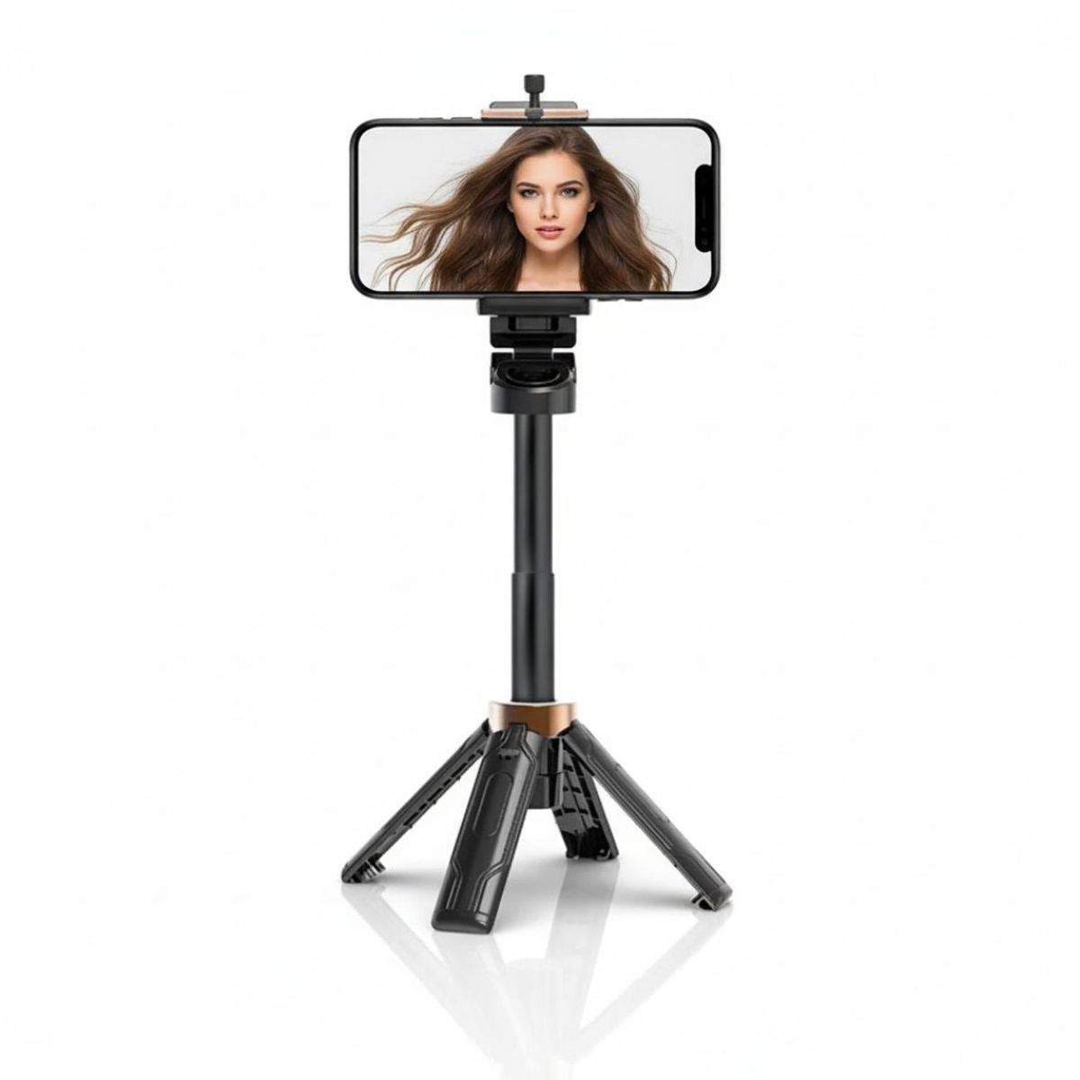 GENERICO - Estabilizador Palo Selfie Trípode con Soporte para Celular JC-27 Bluetooth