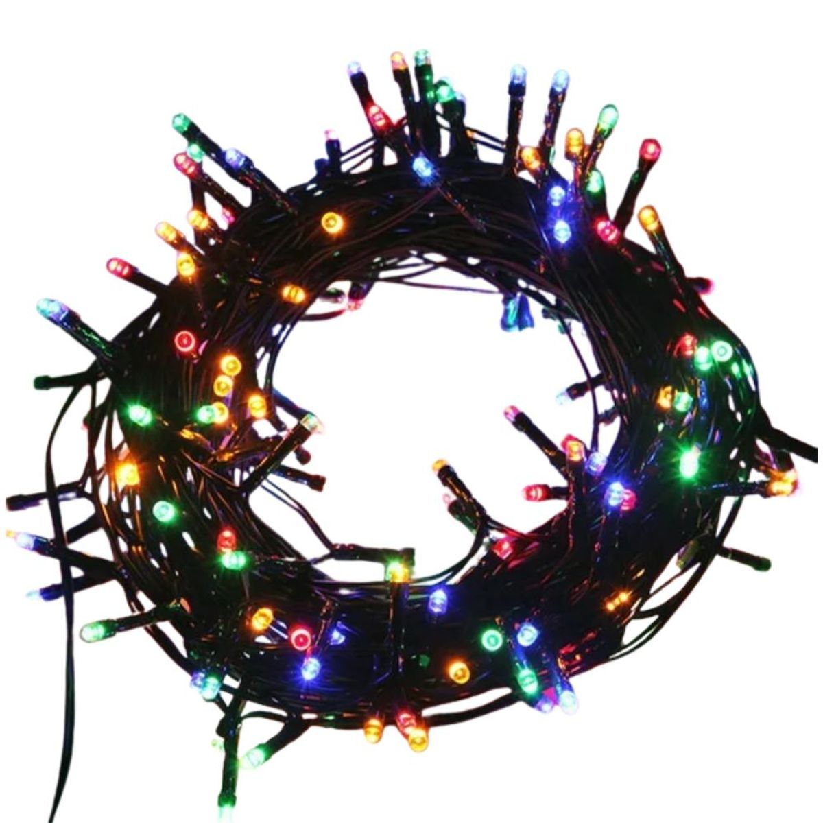 GENERICO - LUCES MULTICOLOR NAVIDAD 10 METROS 100 FOCOS