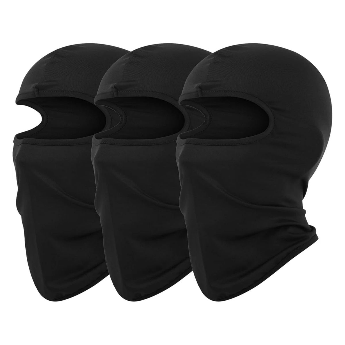 GENERICO - Pasamontaña negro para moto ciclismo estandar