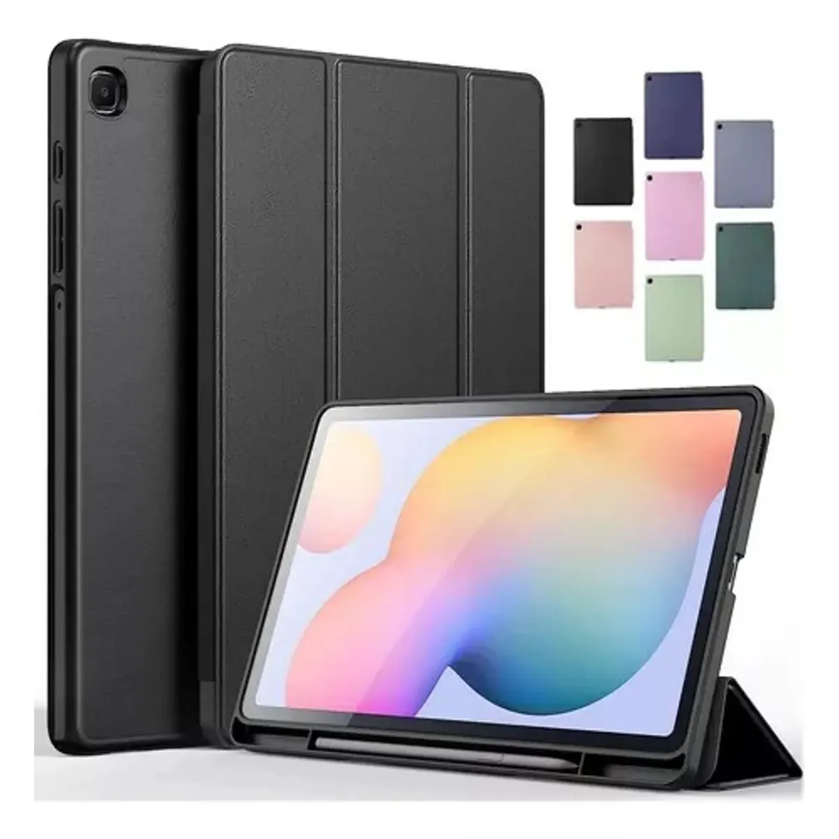 CASE - Funda P/Samsung Galaxy Tab S6 Lite 10.4 202-2020 Con Portalápiz