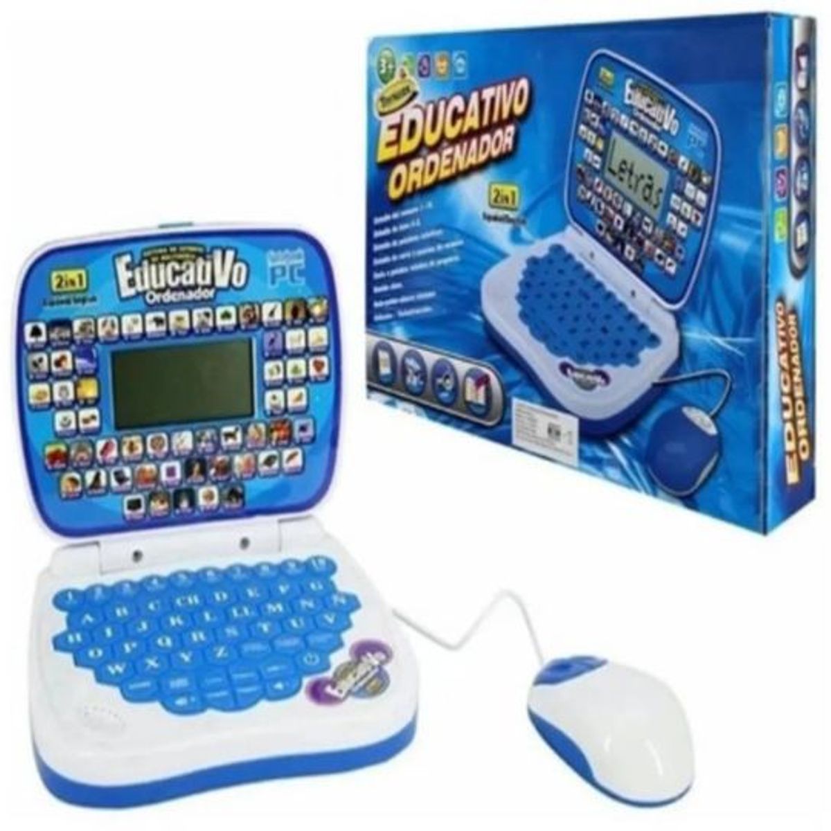 GENERICO - Mini Laptop Educativo con Mause para Niño