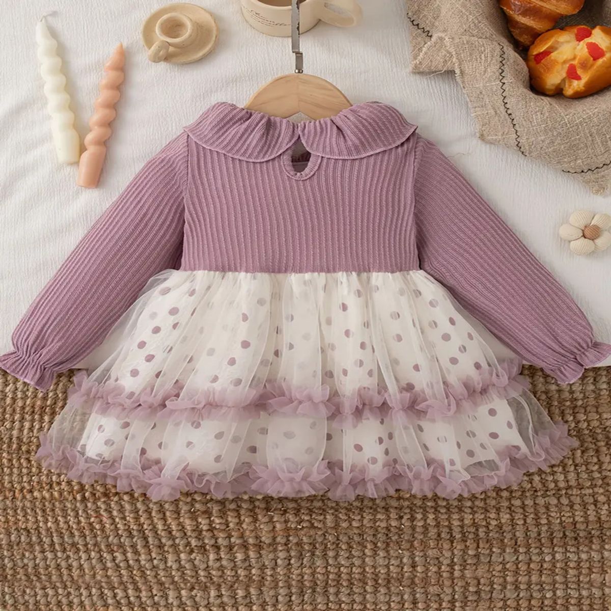 GENERICO - VESTIDO PARA NIÑA DE NAVIDAD