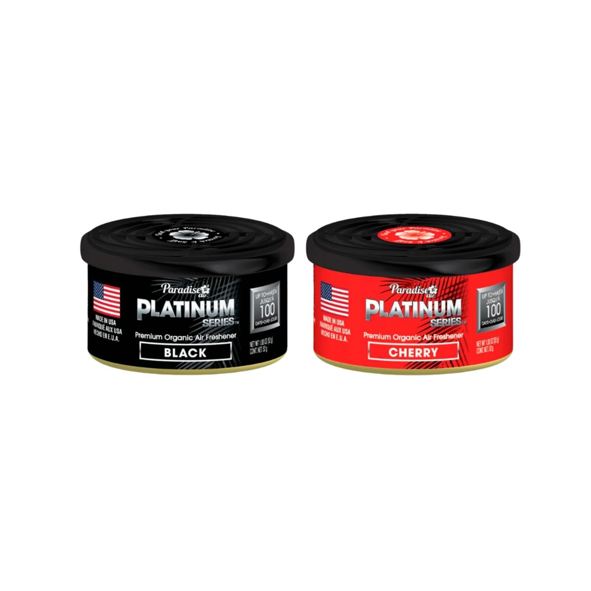 GENERICO - Ambientador Lata Auto Paradise Air Platinum Colonia Cherry52gr - 100 dias
