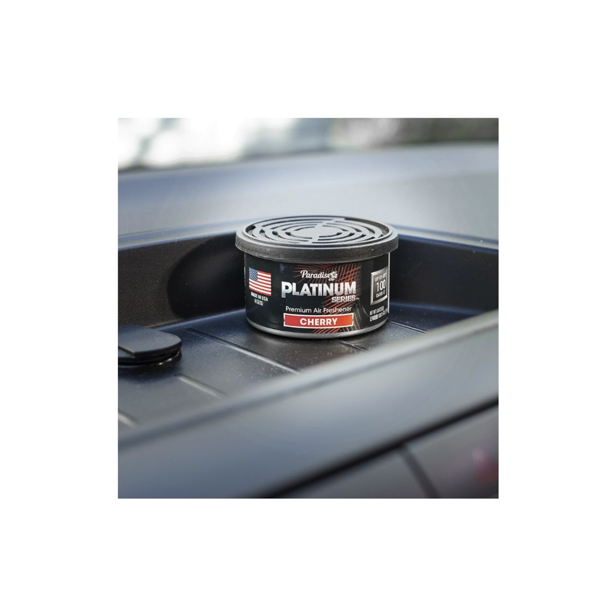 GENERICO - Ambientador Lata Auto Paradise Air Platinum Colonia Cherry52gr - 100 dias
