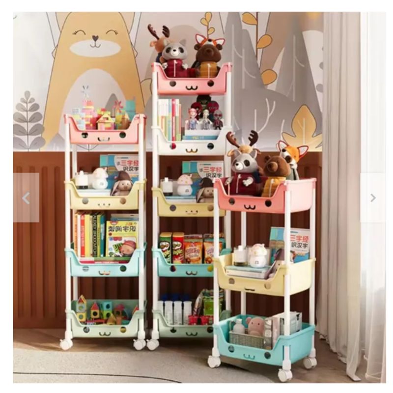 GENERICO - ORGANIZADOR DE JUGUETES PARA NIÑOS KAWAI 5 PISOS