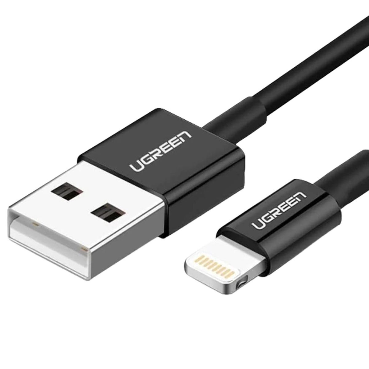 UGREEN - Cable Lightning MFi USB-A 2.4A 1m Ugreen US155 Black - 80822