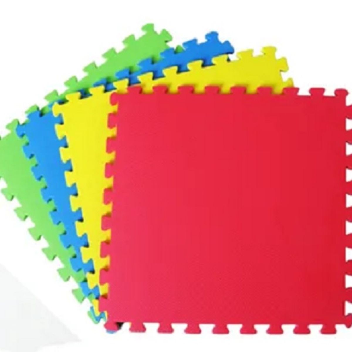 GENERICO - Piso Puzzle de Goma para niños 4 Piezas de 60 x 60 x 1cm