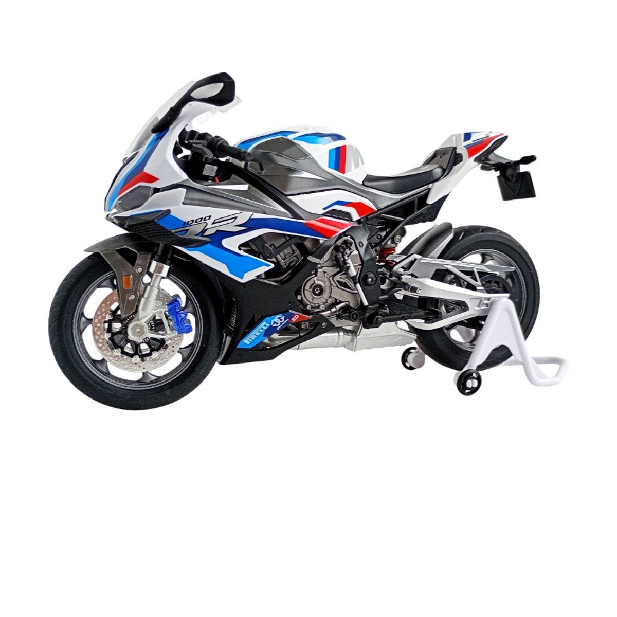 DIECAST MASTER - Moto Coleccion 1000RR Escala 1: 9 Con Luz