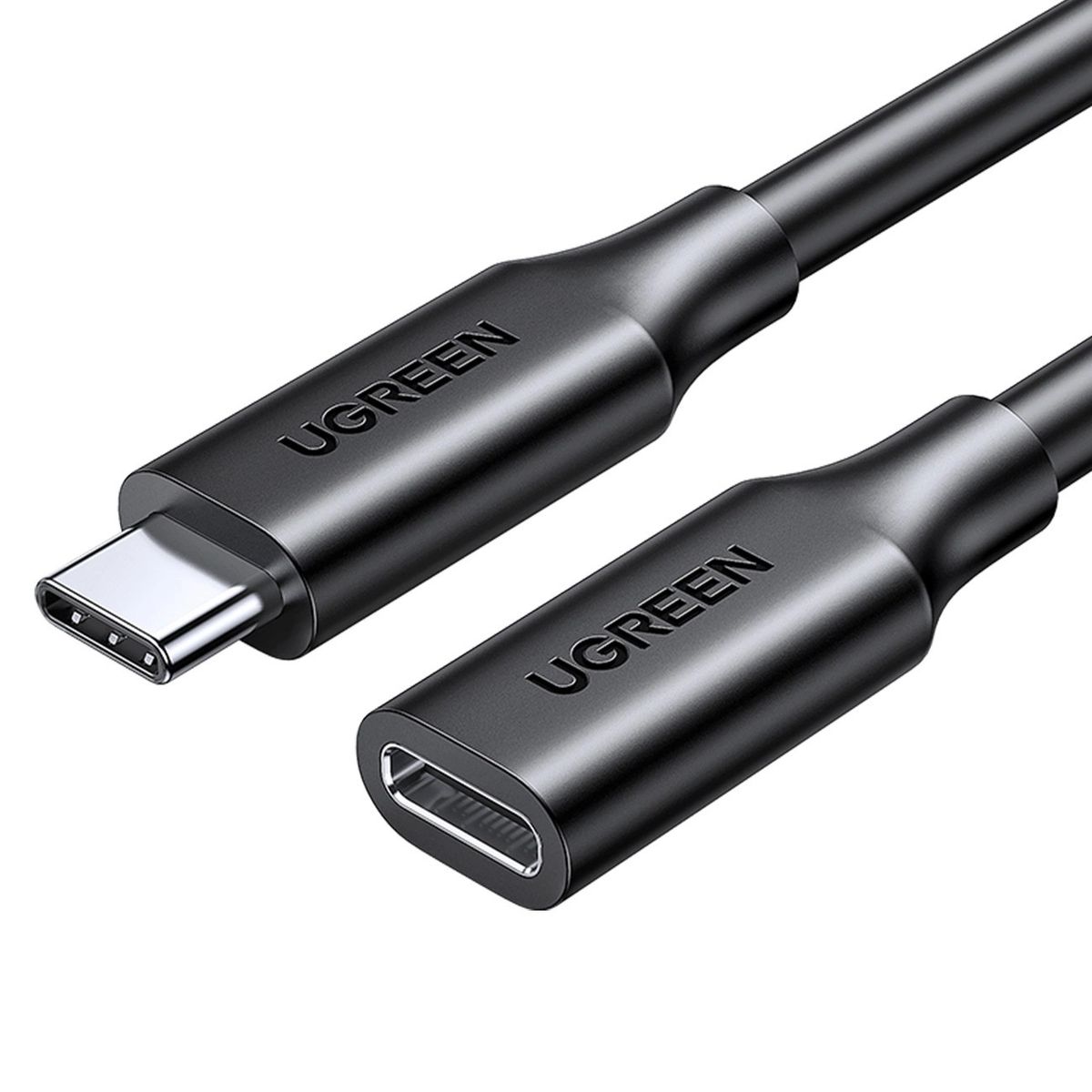 UGREEN - Cable de Extensión USB-C 3.2 10Gbps 1m 4K 60Hz 100W 5A Ugreen US353 Negro - 10387