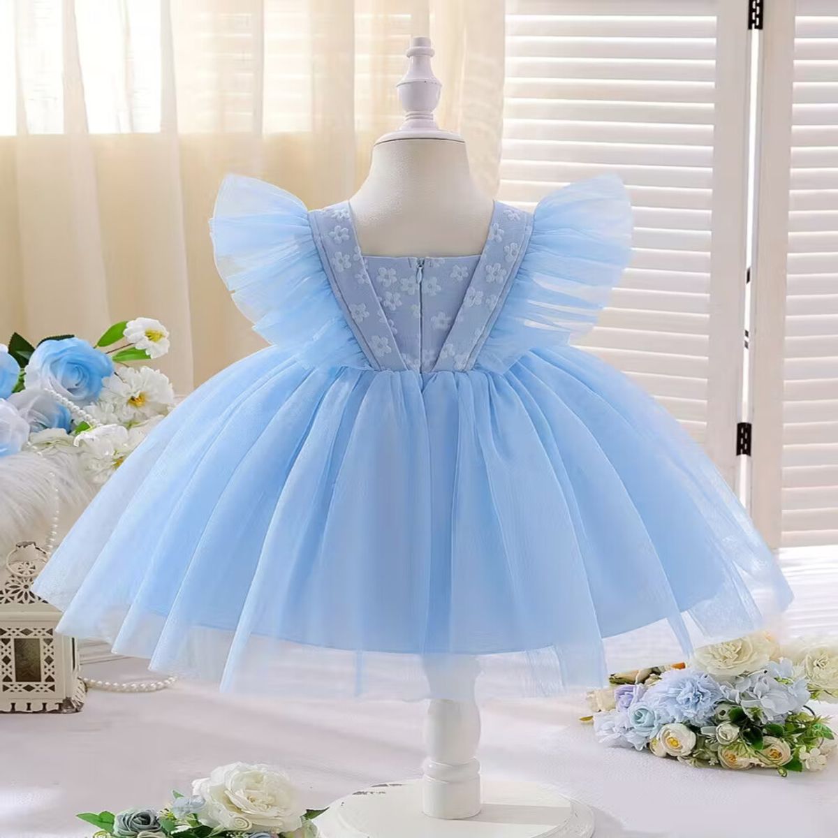 GENERICO - VESTIDO PARA NIÑA BEBE PARA FIESTA DE CUMPLEAÑOS