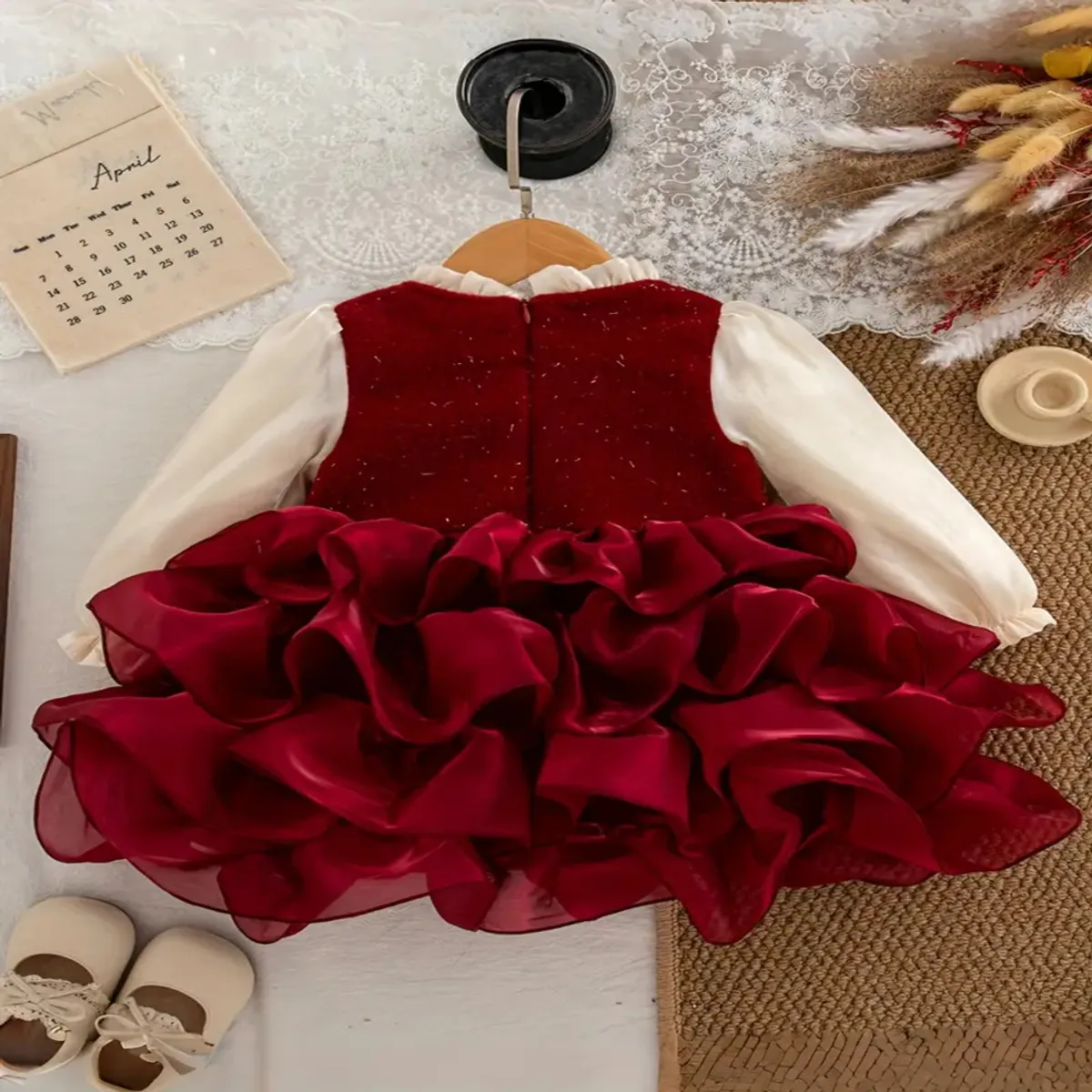 GENERICO - VESTIDO PARA NIÑA DE NAVIDAD