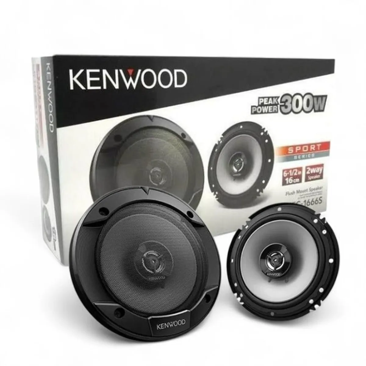 KENWOOD - Set de parlantes coaxiales 300w kenwood