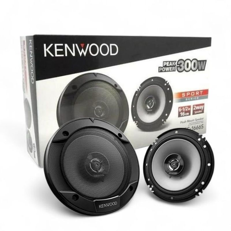 KENWOOD - Set de parlantes coaxiales 300w kenwood