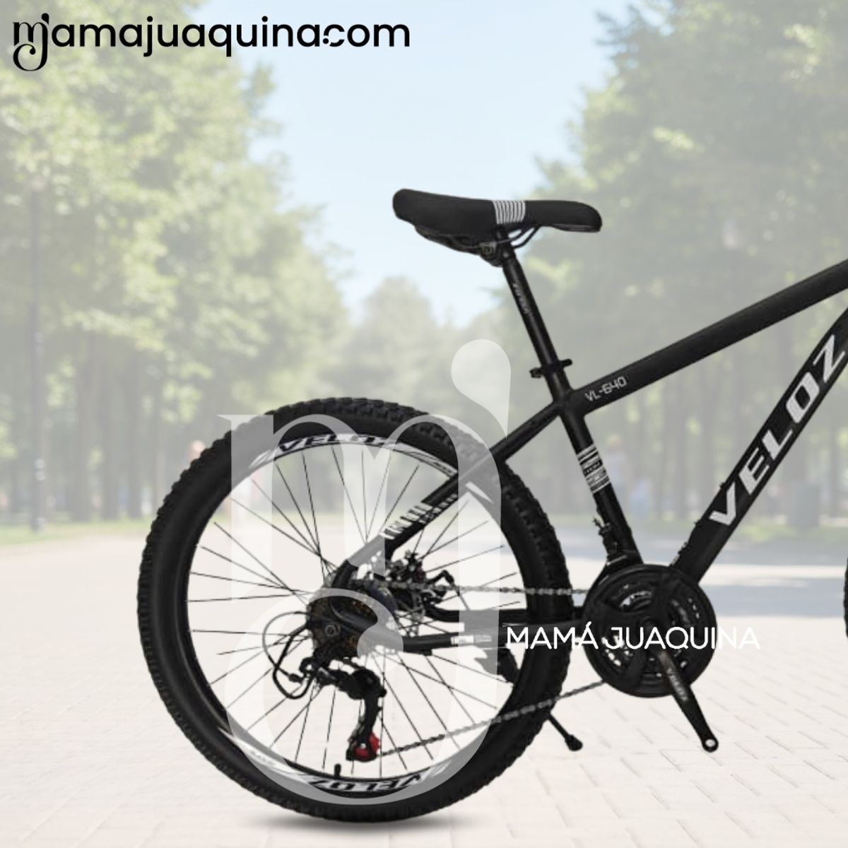 VELOX - Bicicleta Deportiva Aro 24 «TIRE URBAN» Edición Limitada Black