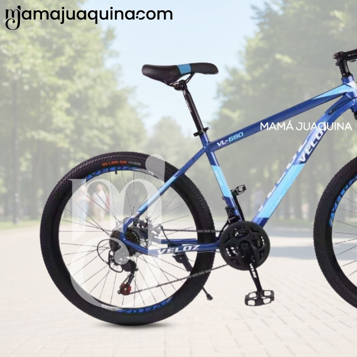 VELOX - Bicicleta Deportiva Aro 24 «TIRE URBAN» Edición Limitada Blue