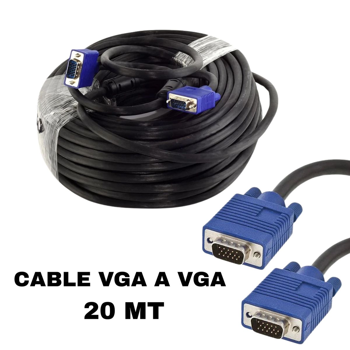 GENERICO - CABLE VGA A VGA 20 MT
