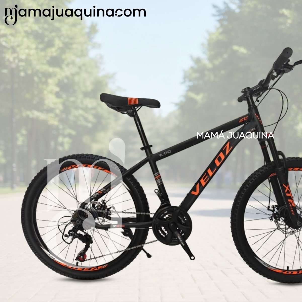 VELOX - Bicicleta Deportiva Aro 24 «TIRE URBAN» Edición Limitada Orange