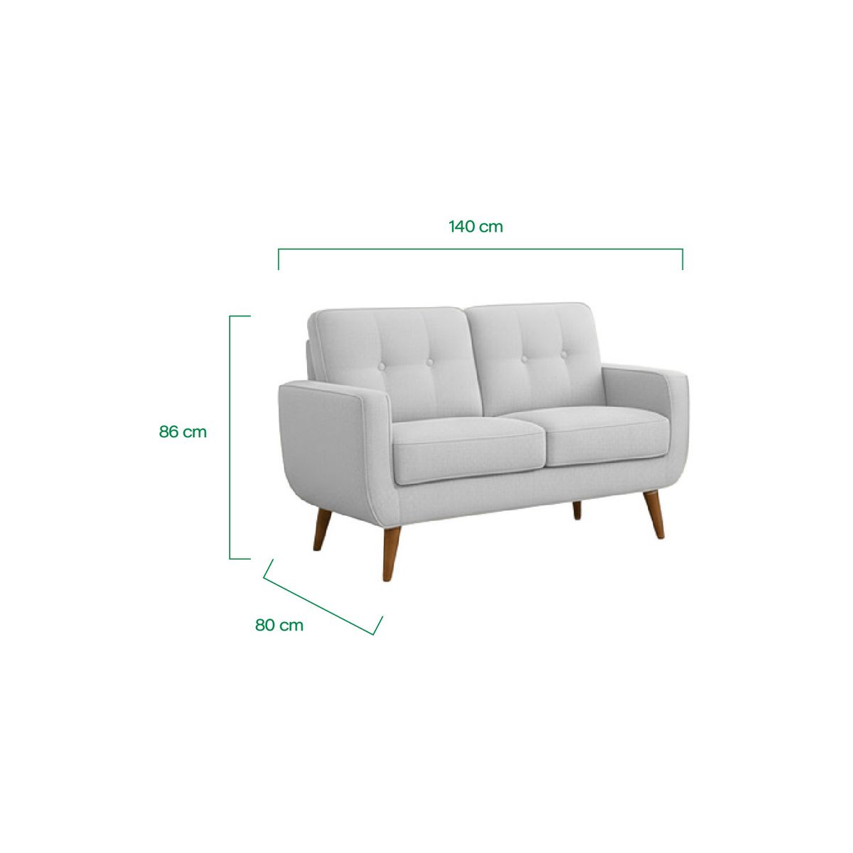 MUEBLES MACRUMO - Juego de sala Amara 3 - 2 - 1 - ¡Personaliza el color!