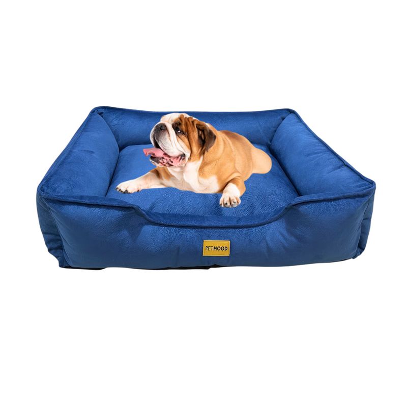 PET MOOD - Cama para Mascotas Antialérgica T-XL Azul