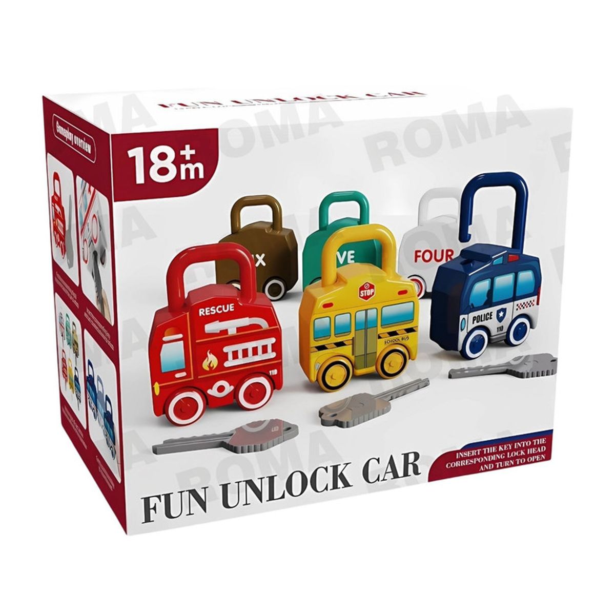 GENERICO - CARRITOS DIDÁCTICOS CON LLAVES