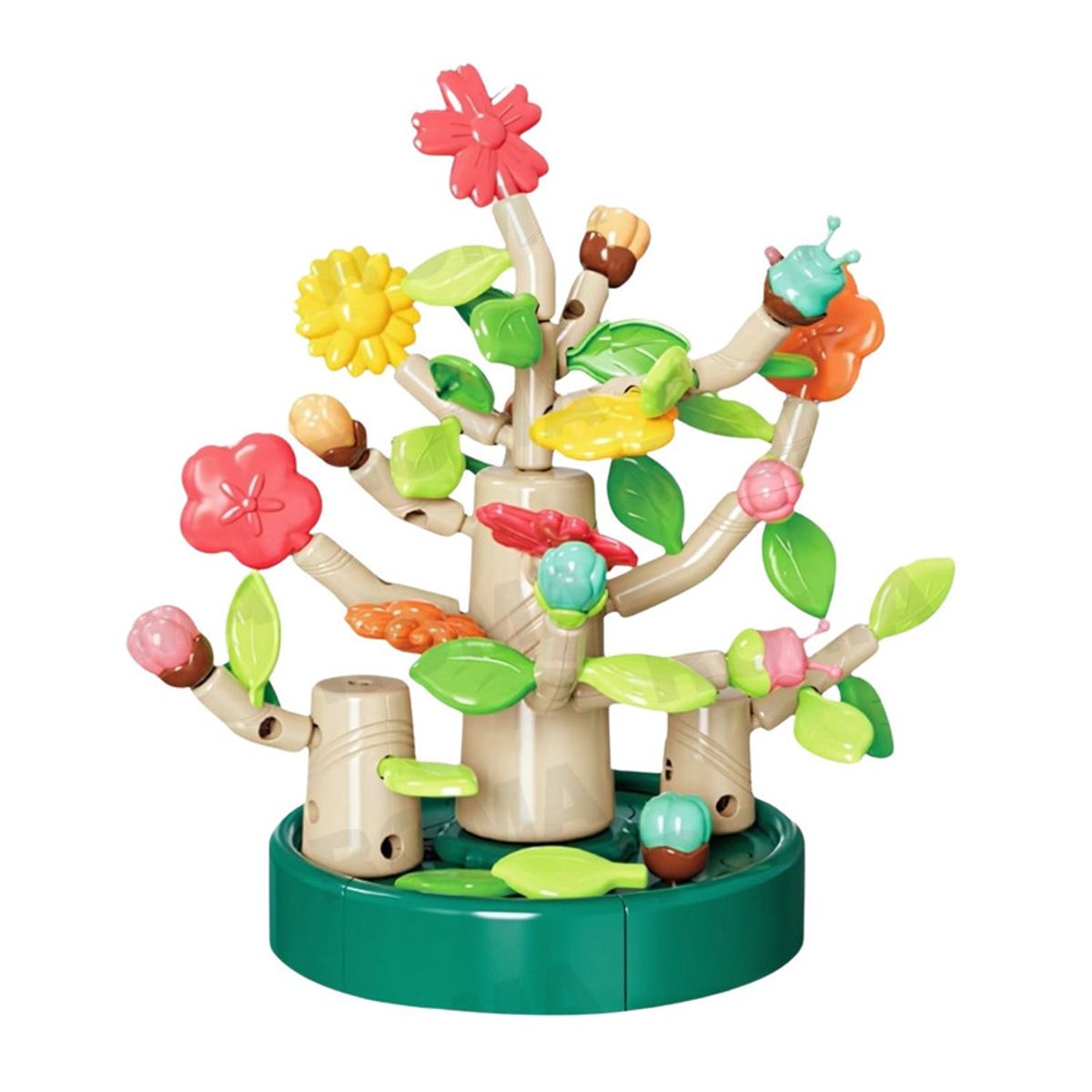 GENERICO - FLORES ARMABLES 65 PIEZAS JUEGO DIDÁCTICO