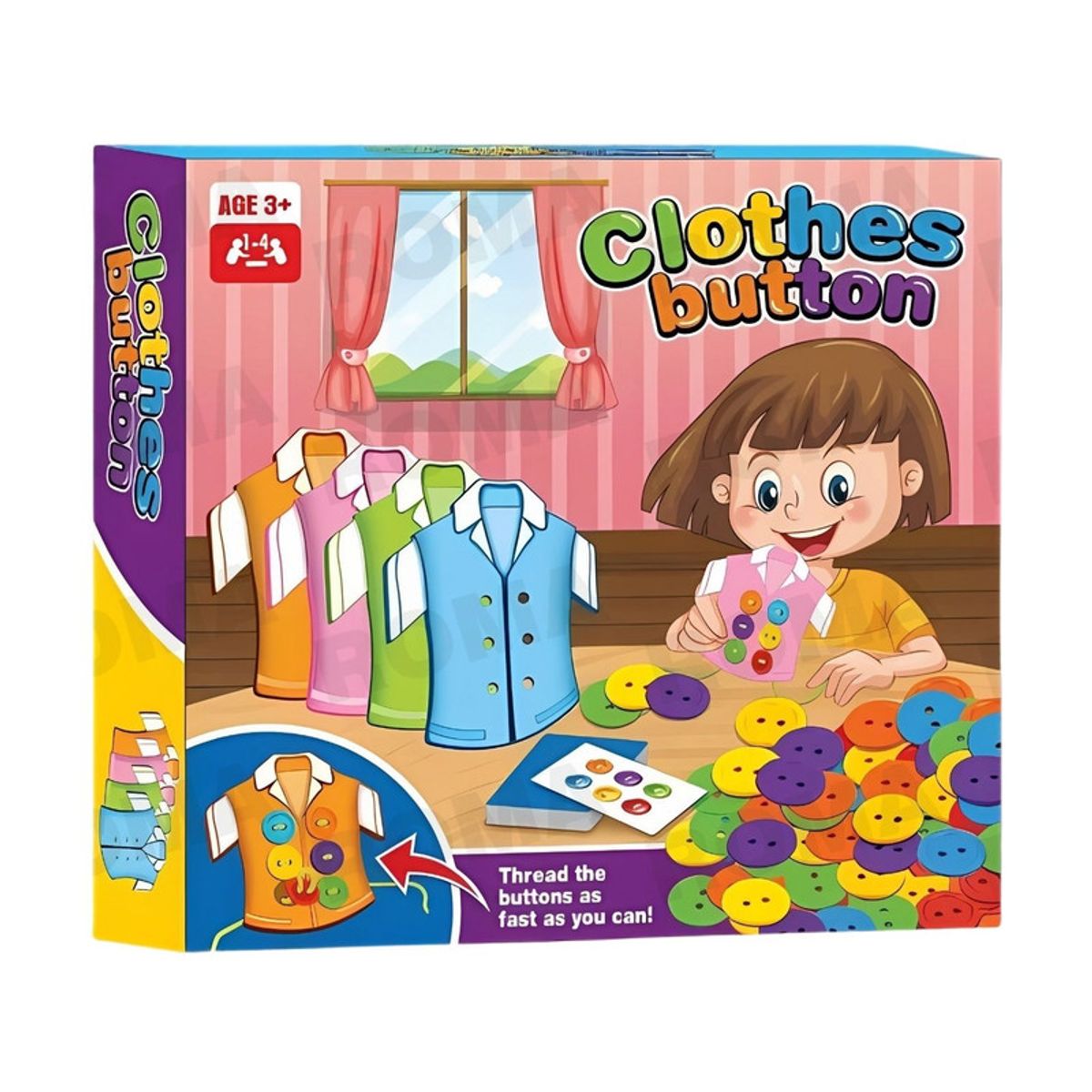 GENERICO - JUEGO DIDÁCTICO BOTONES Y ROPA