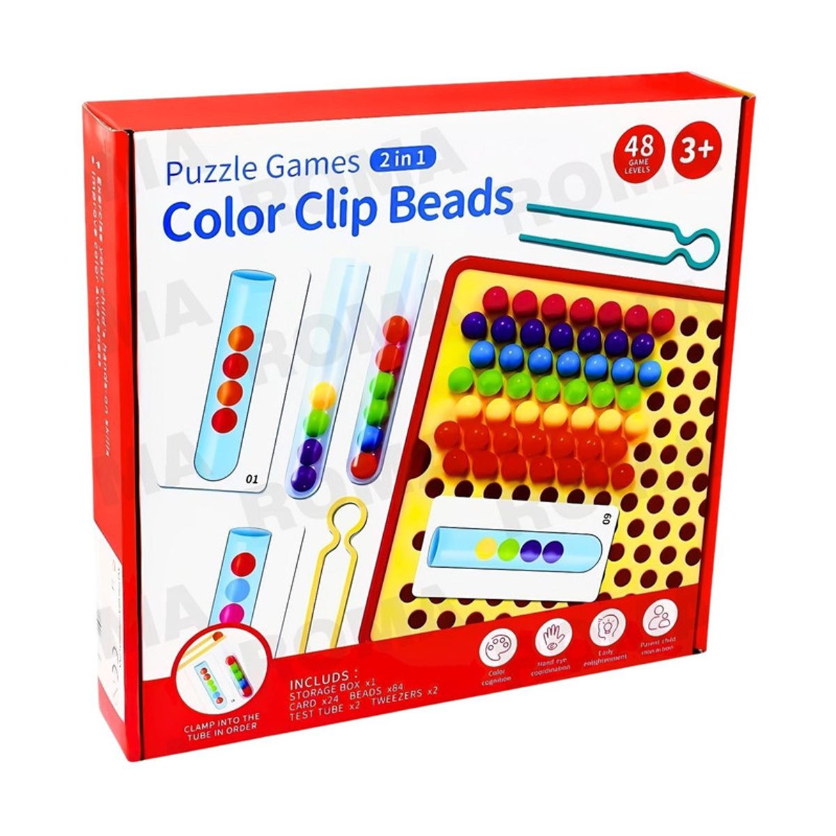 GENERICO - PUZZLE CLASIFICACIÓN DE COLORES JUEGO DIDÁCTICO