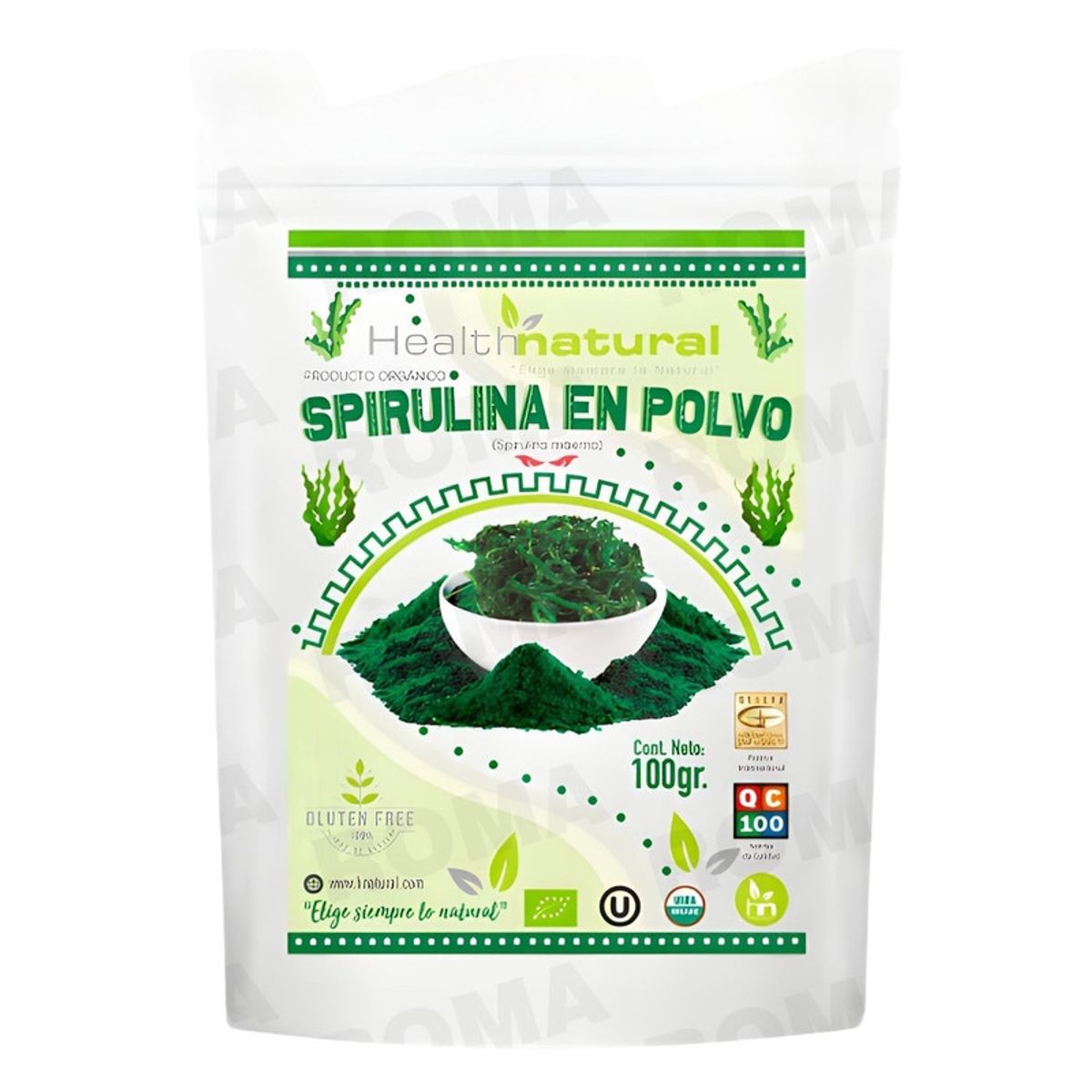 HEALTHNATURAL - SPIRULINA EN POLVO 100G HEALTHNATURAL