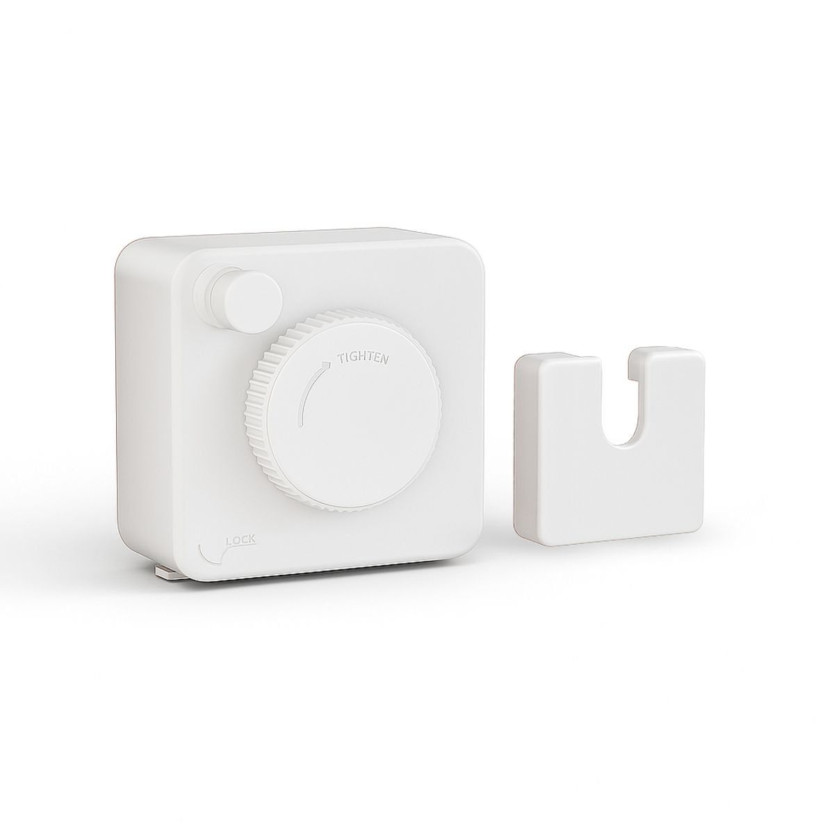 S&T - Tendedero Retráctil Invisible YM-21 Acero Inoxidable Blanco