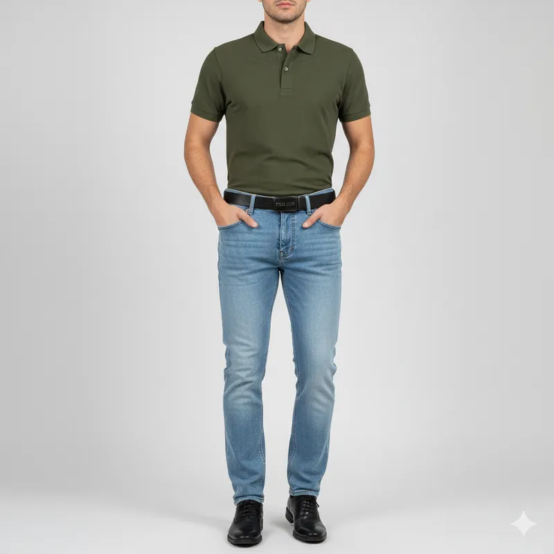 GENERICO - PANTALON JEAN PARA HOMBRE