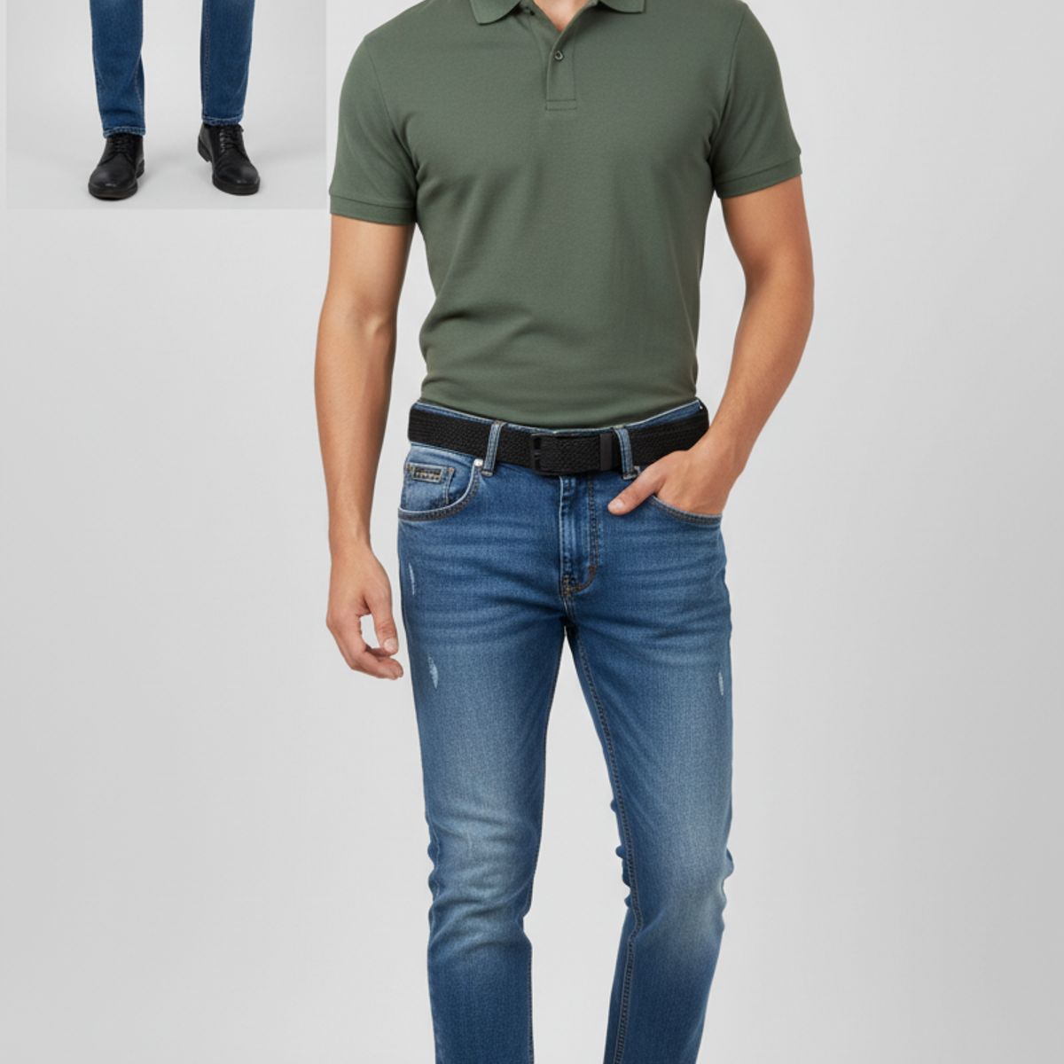 GENERICO - PANTALON JEAN PARA HOMBRE