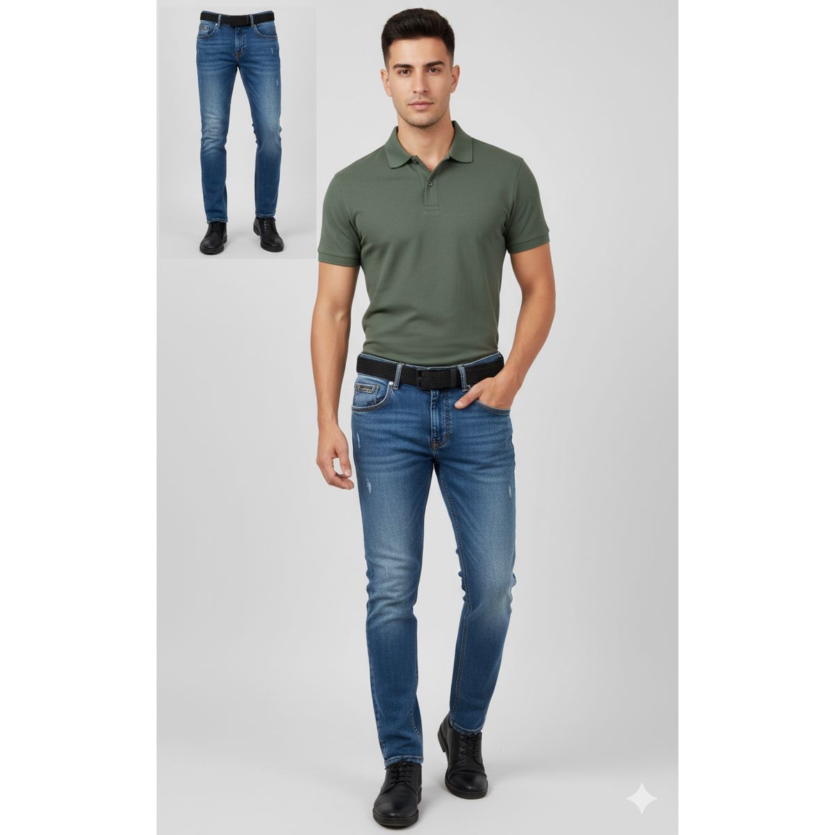 GENERICO - PANTALON JEAN PARA HOMBRE