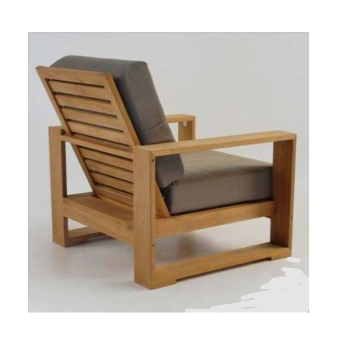 DMUEBLES - Sofá de terraza Mobiliari Wells 1 cuerpo  gris