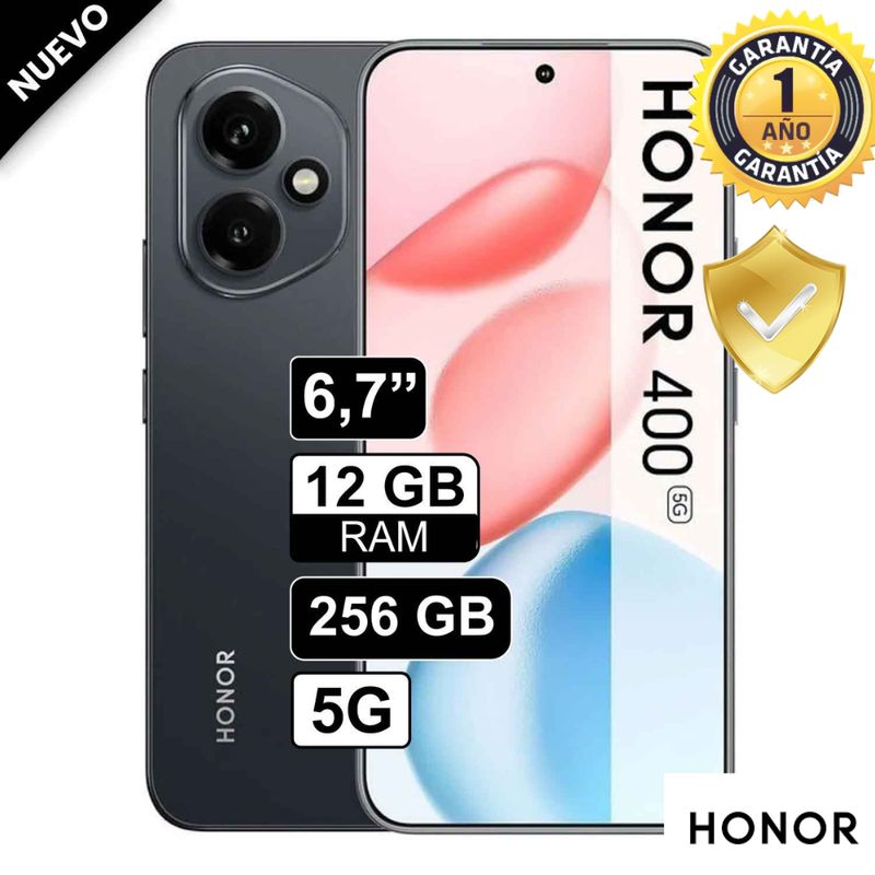 HONOR - Celular Honor 400 256GB 12GB Ram Negro